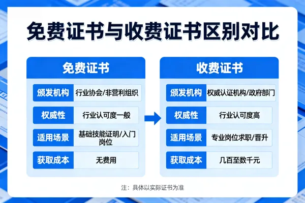 免费证书和收费证书有何区别?个人和企业应该如何选择?
