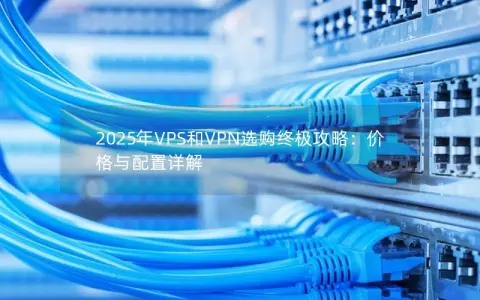 2025年VPS和VPN选购终极攻略：价格与配置详解