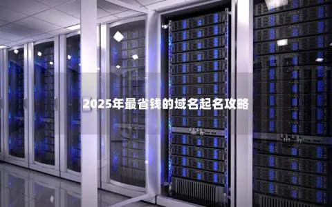 2025年最省钱的域名起名攻略