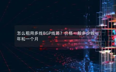 怎么租用多线BGP线路?价格一般多少钱一年和一个月 怎么租用多线BGP线路?价格一般多少钱一年和一个月