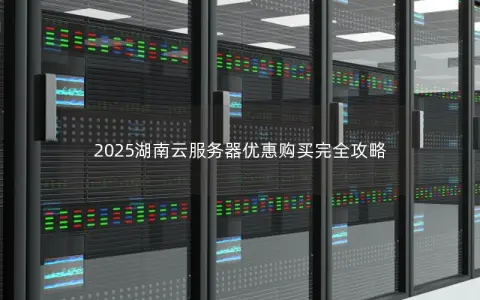 2025湖南云服务器优惠购买完全攻略