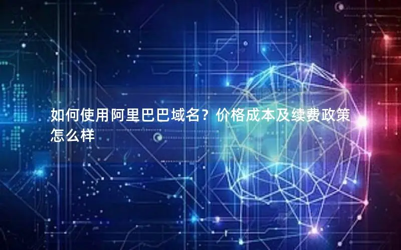 如何使用阿里巴巴域名?价格成本及续费政策怎么样 如何使用阿里巴巴域名?价格成本及续费政策怎么样