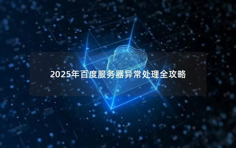 2025年百度服务器异常处理全攻略