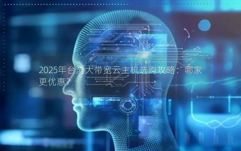 2025年台湾大带宽云主机选购攻略：哪家更优惠？