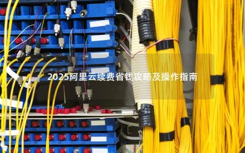 2025阿里云续费省钱攻略及操作指南