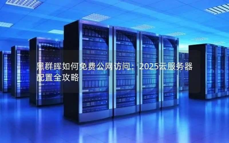 黑群晖如何免费公网访问：2025云服务器配置全攻略