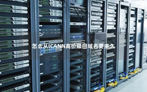 怎么从ICANN高价赎回域名要多久