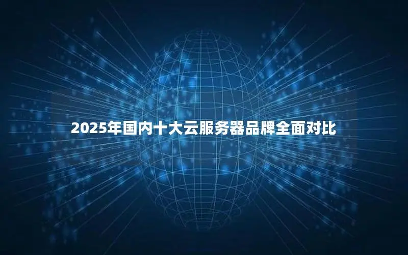 2025年国内十大云服务器品牌全面对比