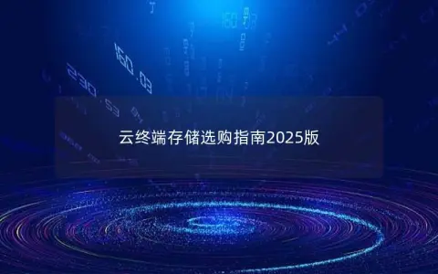 云终端存储选购指南2025版