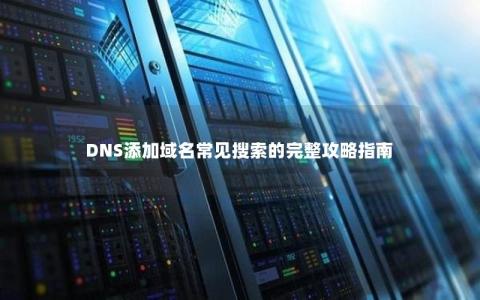 DNS添加域名常见搜索的完整攻略指南