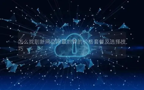 怎么找到新网空间最划算的价格套餐及选择技巧