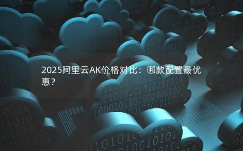 2025阿里云AK价格对比：哪款配置最优惠？