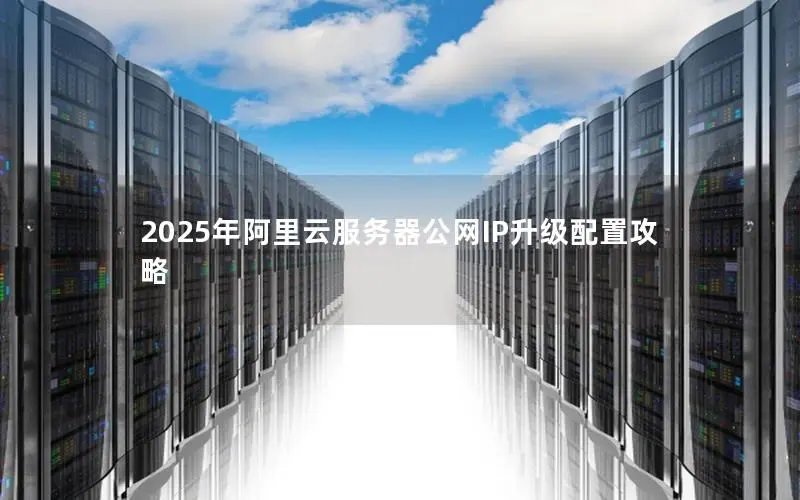 2025年阿里云服务器公网IP升级配置攻略 2025年阿里云服务器公网IP升级配置攻略