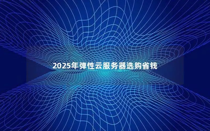 2025年弹性云服务器选购省钱 2025年弹性云服务器选购省钱