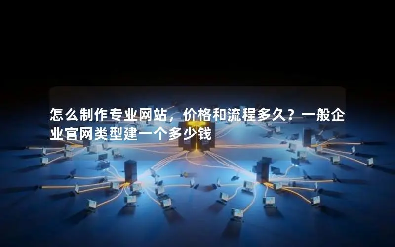 怎么制作专业网站,价格和流程多久?一般企业官网类型建一个多少钱 怎么制作专业网站,价格和流程多久?一般企业官网类型建一个多少钱