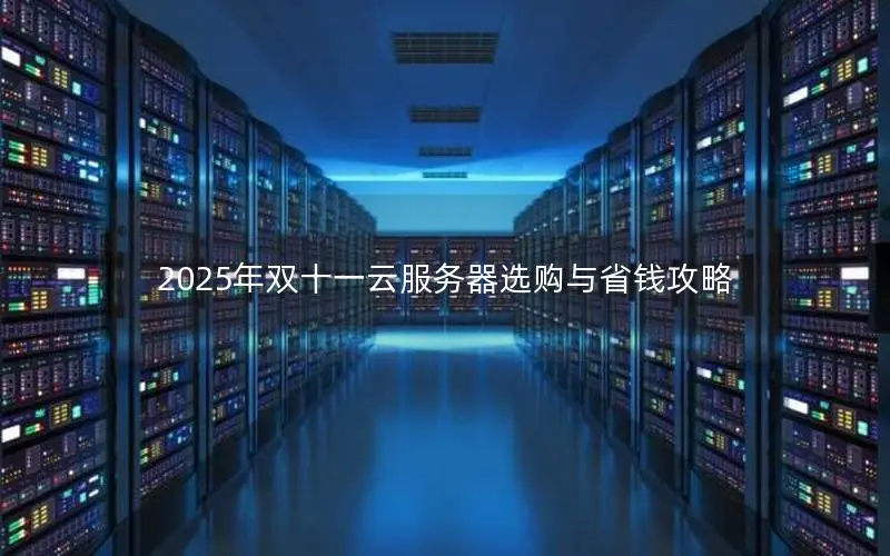 2025年双十一云服务器选购与省钱攻略 2025年双十一云服务器选购与省钱攻略