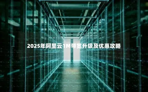 2025年阿里云1M带宽升级及优惠攻略