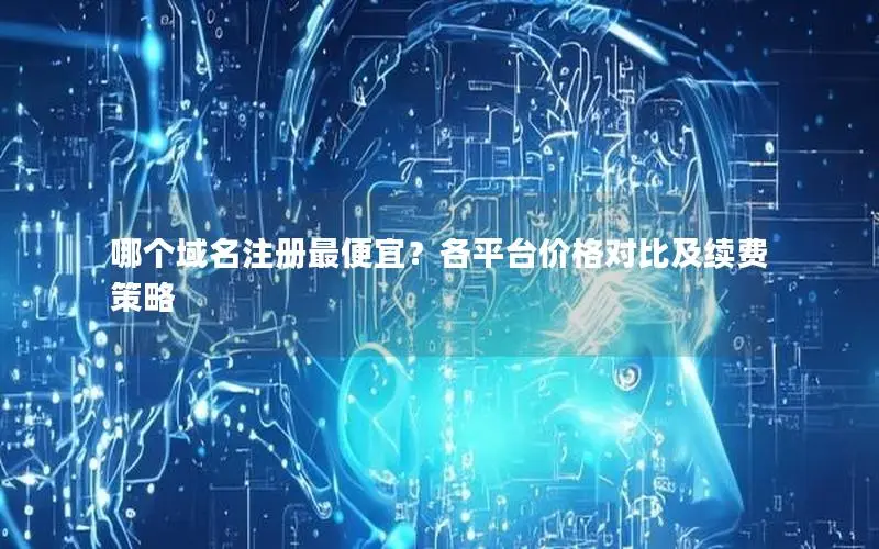 哪个域名注册最便宜?各平台价格对比及续费策略 哪个域名注册最便宜?各平台价格对比及续费策略
