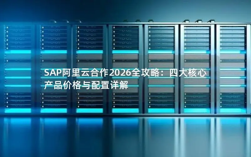 SAP阿里云合作2026全攻略:四大核心产品价格与配置详解 SAP阿里云合作2026全攻略:四大核心产品价格与配置详解