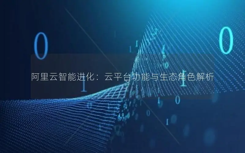 阿里云智能进化：云平台功能与生态角色解析