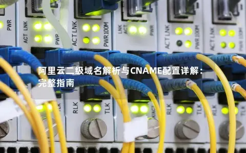 阿里云二级域名解析与CNAME配置详解：完整指南