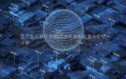轻云服务器标准版2026年最新配置与价格详解