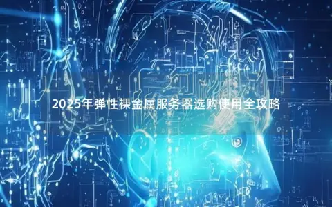 2025年弹性裸金属服务器选购使用全攻略