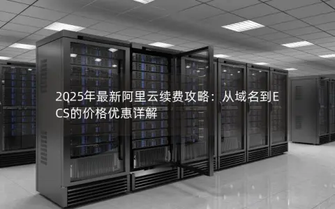 2025年最新阿里云续费攻略：从域名到ECS的价格优惠详解