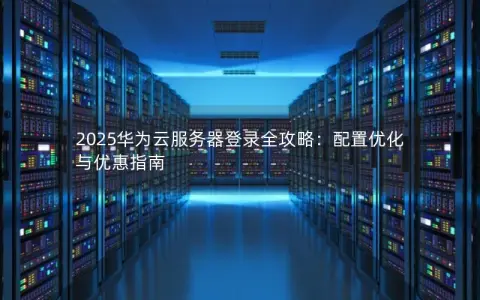 2025华为云服务器登录全攻略：配置优化与优惠指南