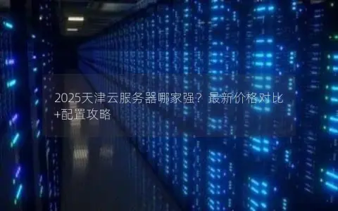 2025天津云服务器哪家强？最新价格对比+配置攻略