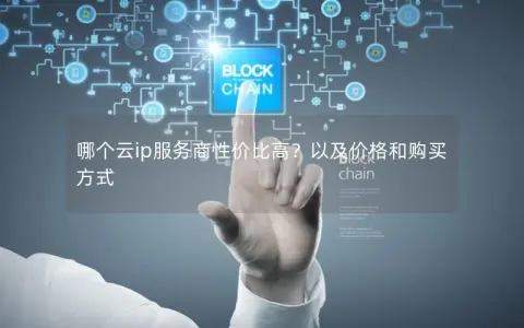 哪个云ip服务商性价比高？以及价格和购买方式