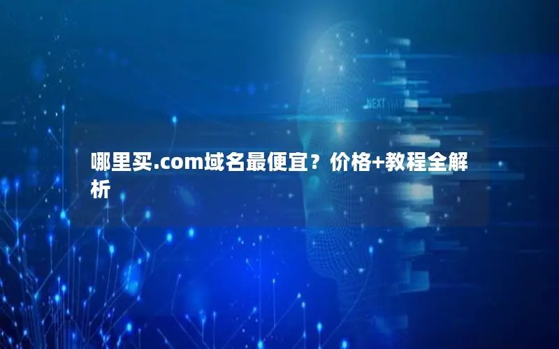 哪里买.com域名最便宜?价格+教程全解析 哪里买.com域名最便宜?价格+教程全解析