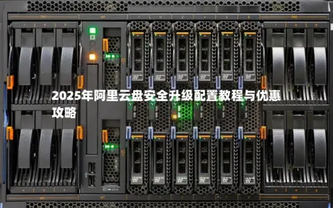 2025年阿里云盘安全升级配置教程与优惠攻略