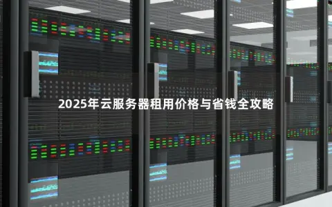 2025年云服务器租用价格与省钱全攻略