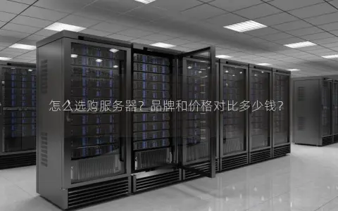 怎么选购服务器？品牌和价格对比多少钱？