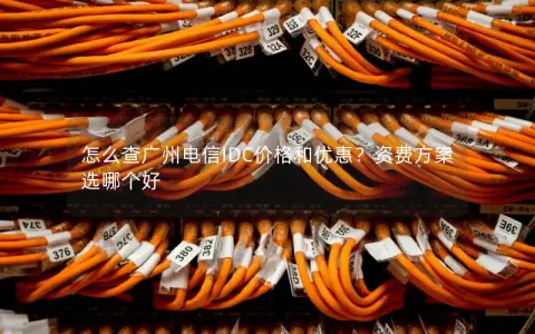 怎么查广州电信IDC价格和优惠？资费方案选哪个好