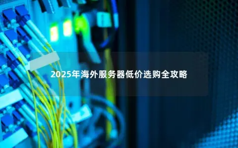 2025年海外服务器低价选购全攻略