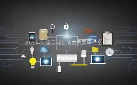 2025年阿里云域名续费发票申请全攻略