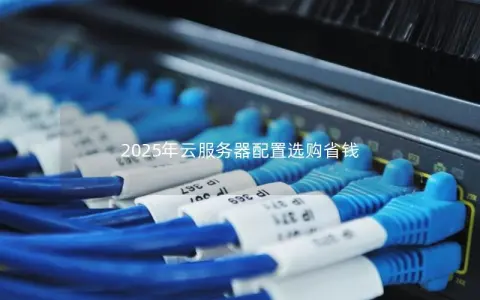 2025年云服务器配置选购省钱