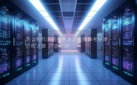 怎么制作济南价格表及收费参考标准 – 价格计算  广告公司