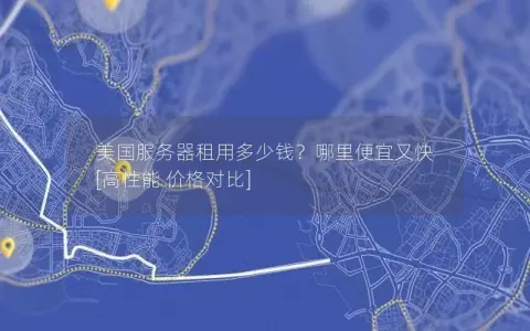 美国服务器租用多少钱？哪里便宜又快 [高性能 价格对比]