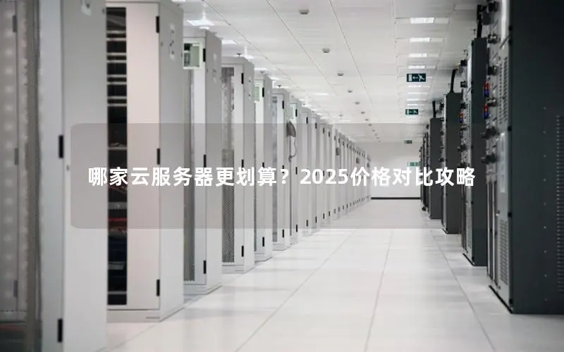 哪家云服务器更划算？2025价格对比攻略