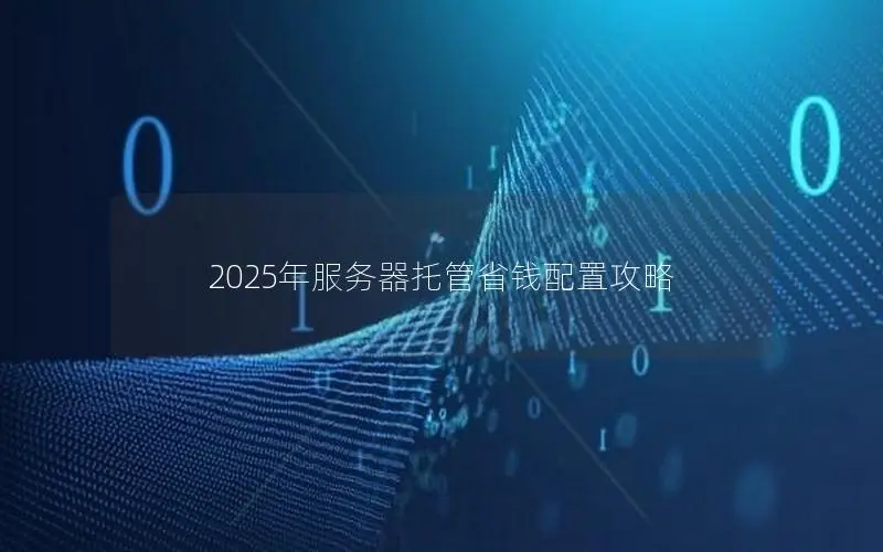 2025年服务器托管省钱配置攻略 2025年服务器托管省钱配置攻略