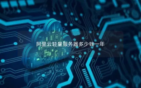 阿里云轻量服务器多少钱一年
