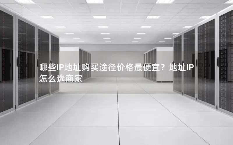 哪些IP地址购买途径价格最便宜？地址IP怎么选商家
