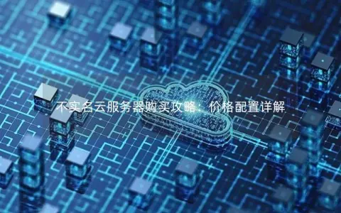 不实名云服务器购买攻略:价格配置详解 不实名云服务器购买攻略:价格配置详解