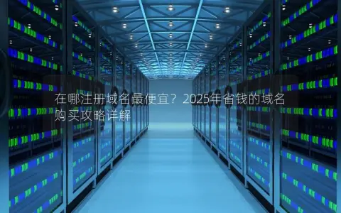 在哪注册域名最便宜？2025年省钱的域名购买攻略详解