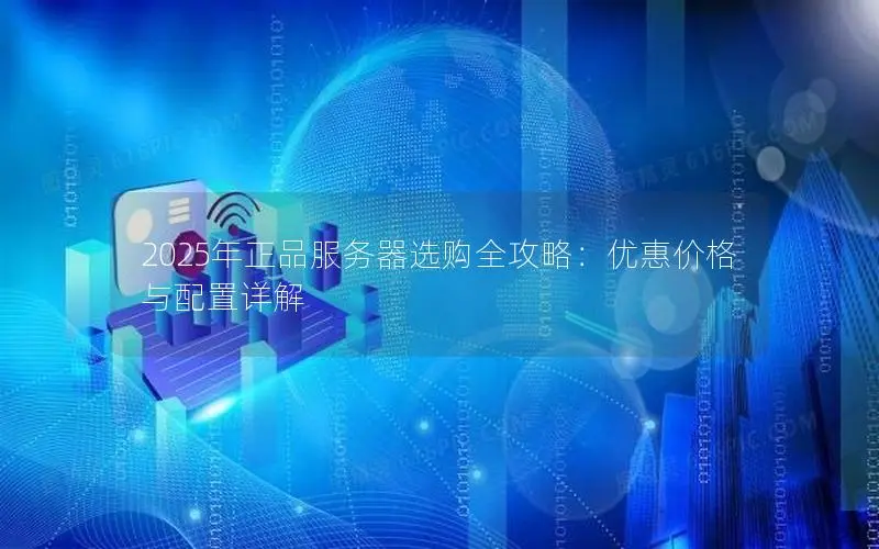 2025年正品服务器选购全攻略：优惠价格与配置详解