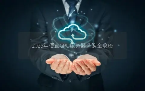 2025年便宜GPU服务器选购全攻略