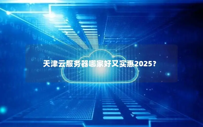天津云服务器哪家好又实惠2025？